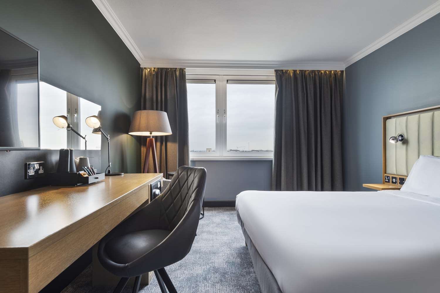 Chambre double avec 1 ou 2 lits, vue sur la rivière