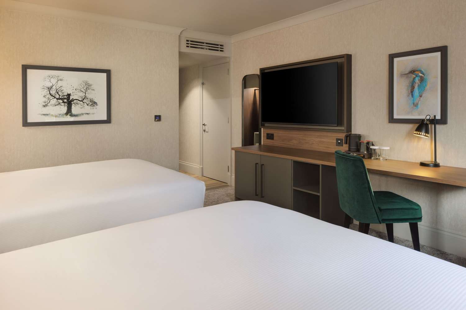 Habitación con vista al golf