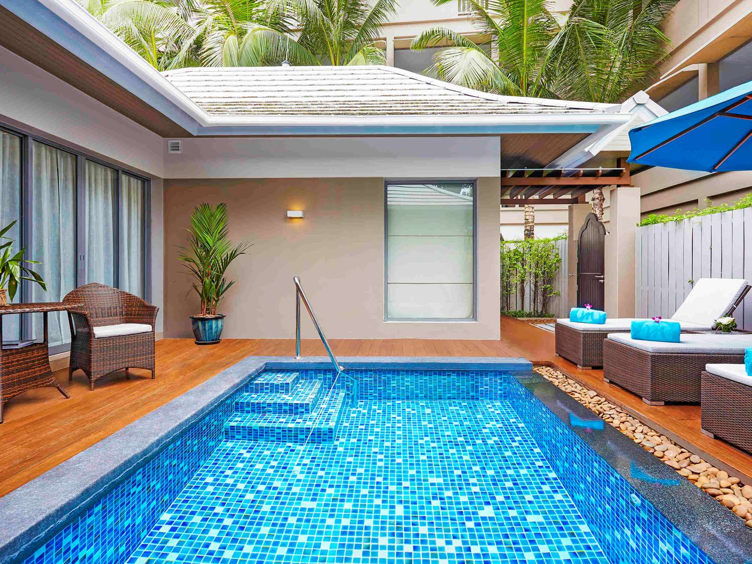 Villa, 2 makuuhuonetta, piscine
