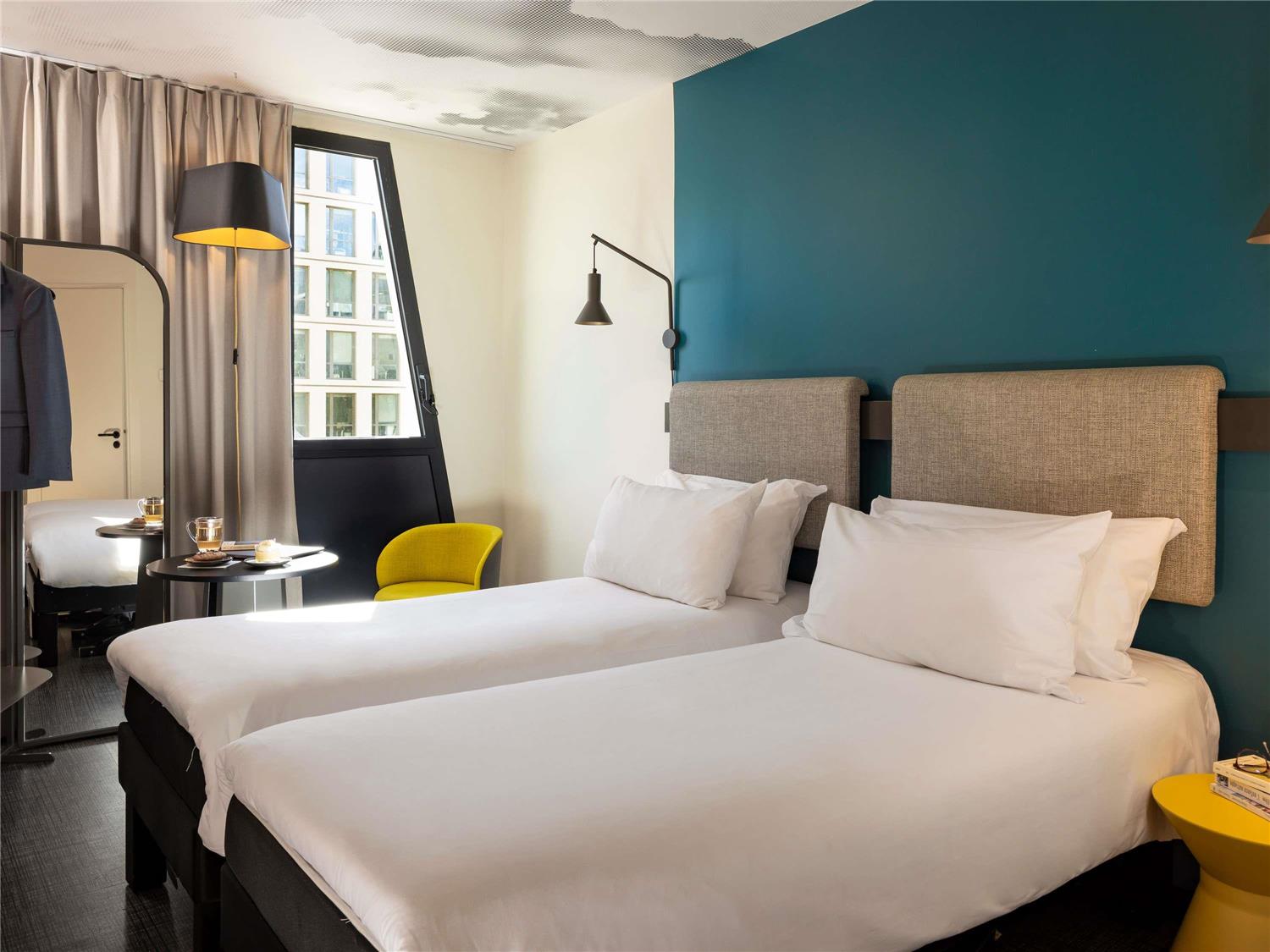 Chambre avec 2 lits