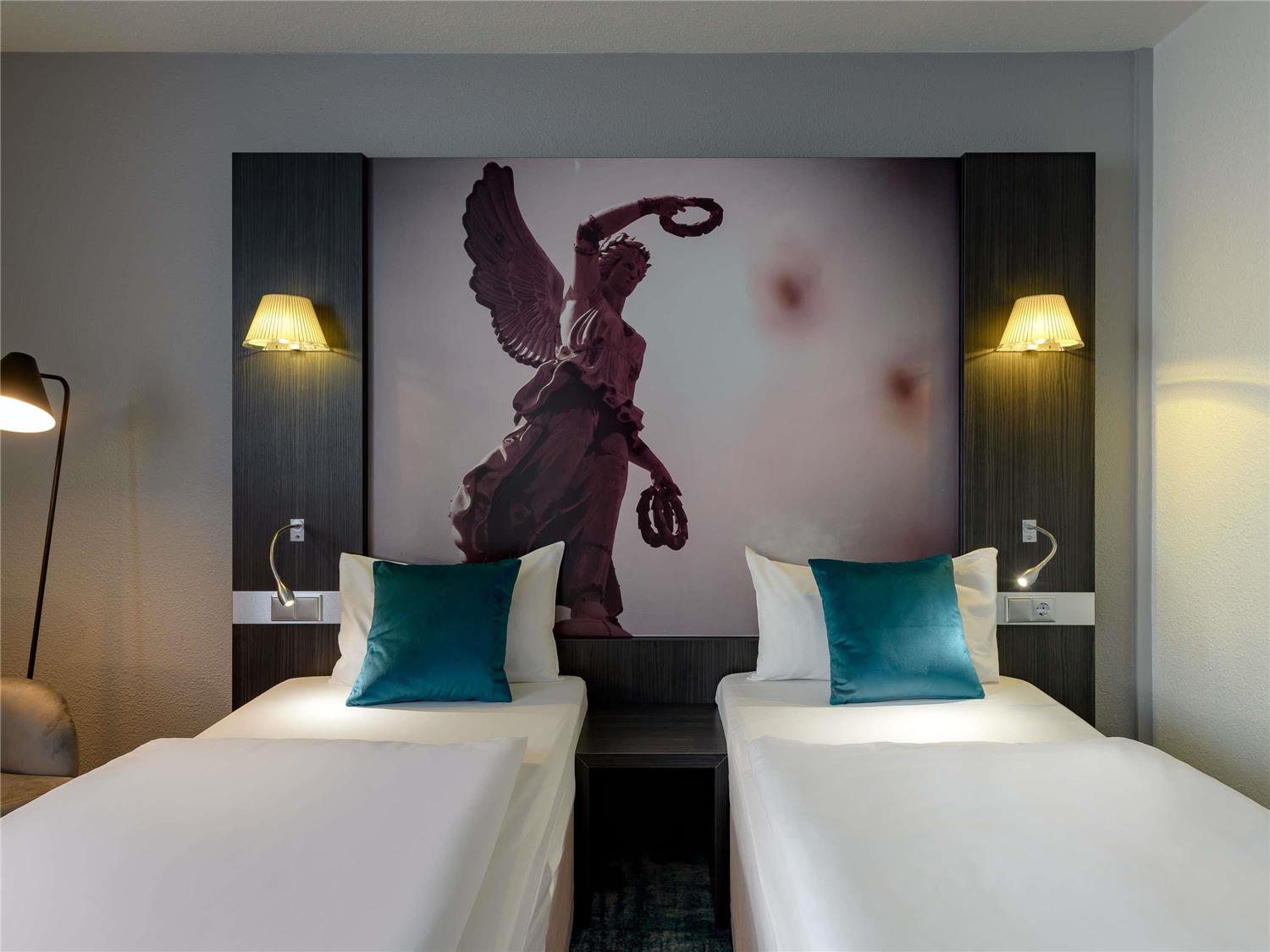 Chambre avec 2 lits