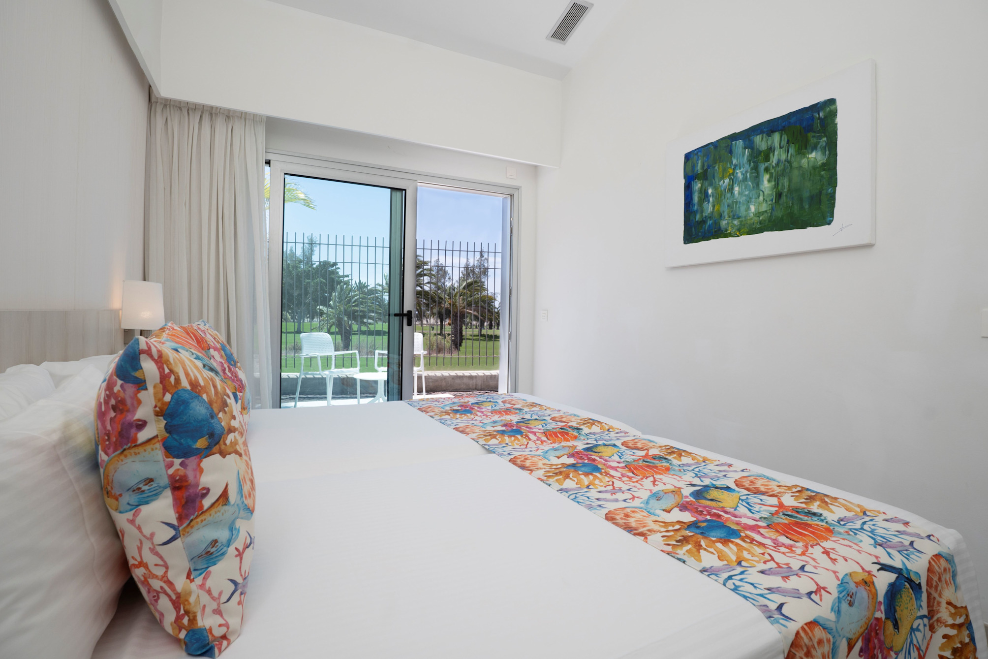 Suite, vistas al campo de golf