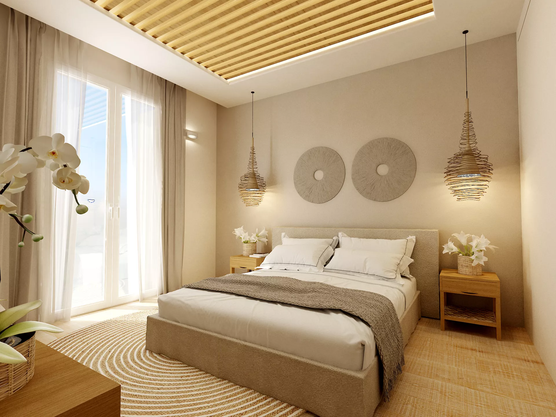 Habitación doble de 1 o 2 camas, deluxe, vistas al mar