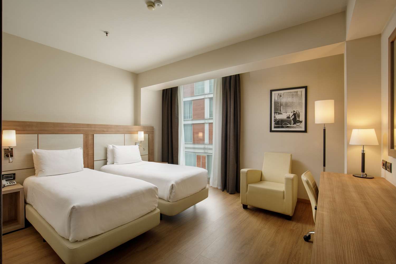 Chambre lits jumeaux