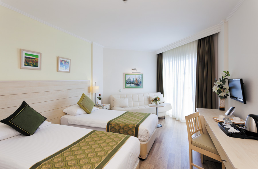 Standard double room with pool view