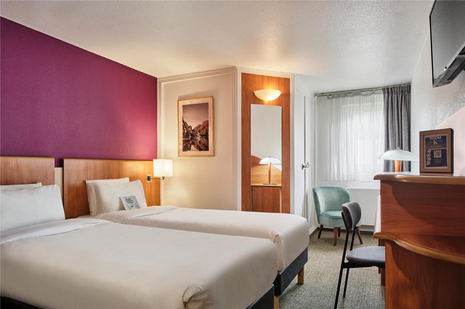 Chambre avec 2 lits