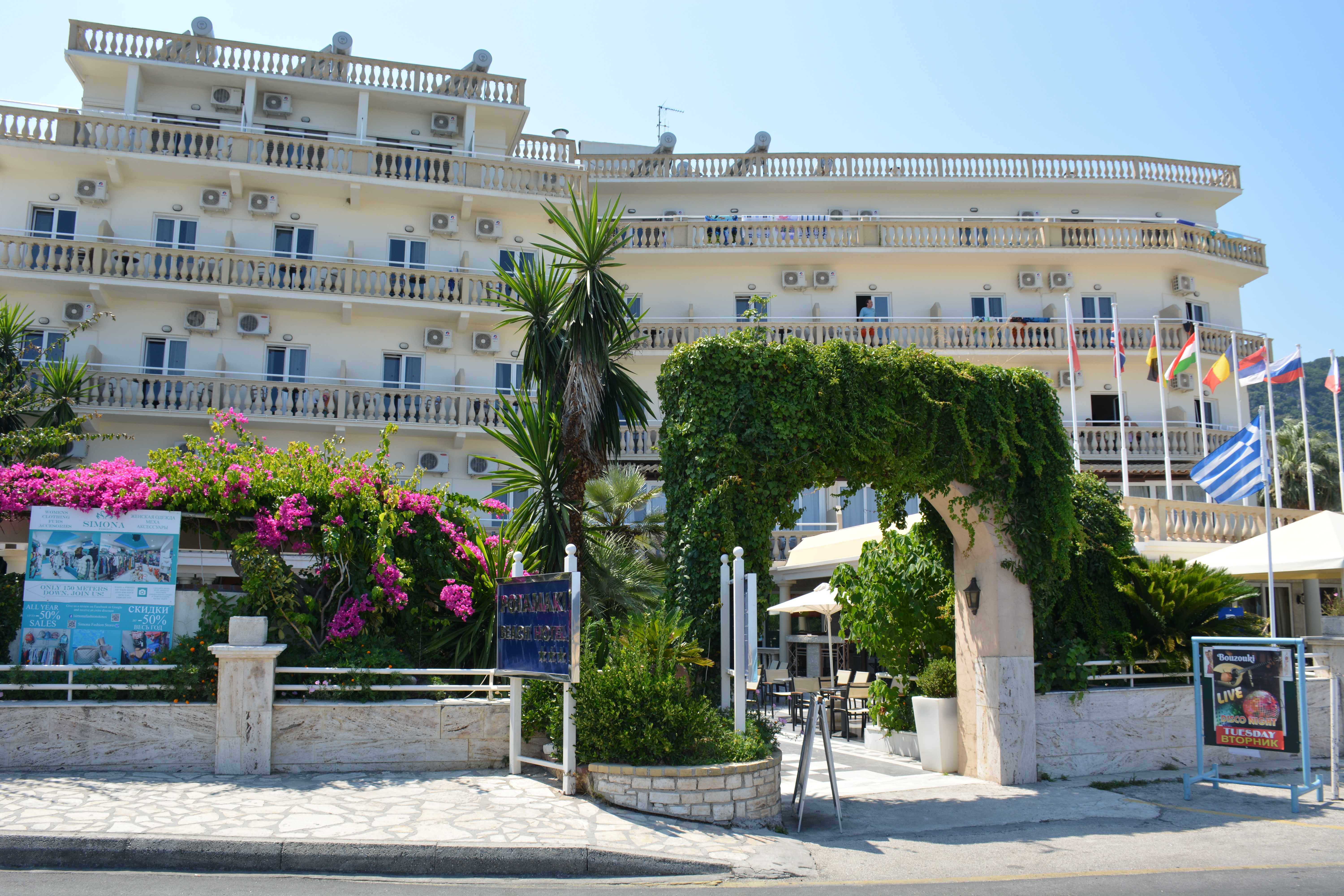Stockholm - Korfu, Grekland - Potamaki Beach Hotel