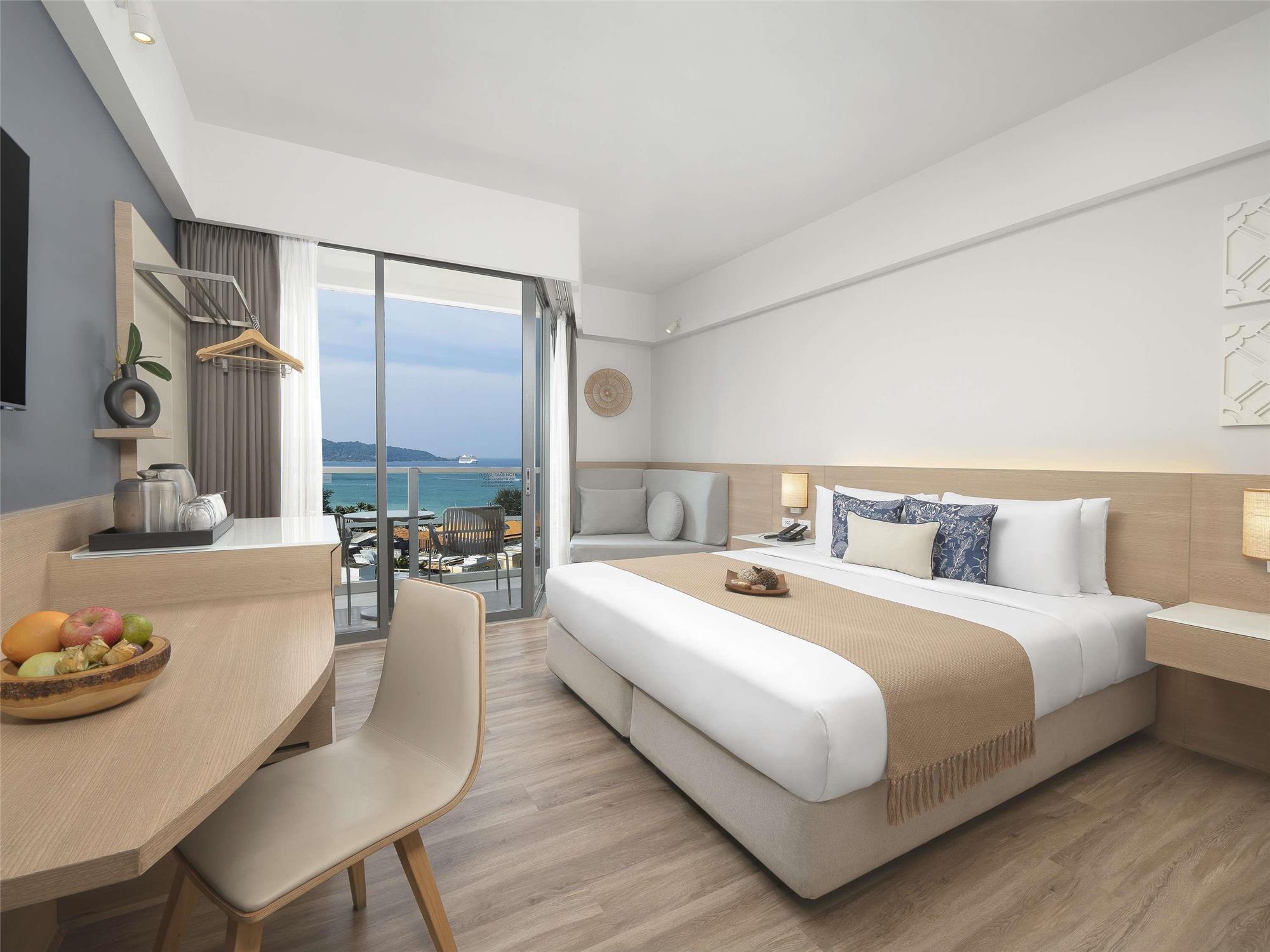 Deluxe habitación con balcón y vista mar