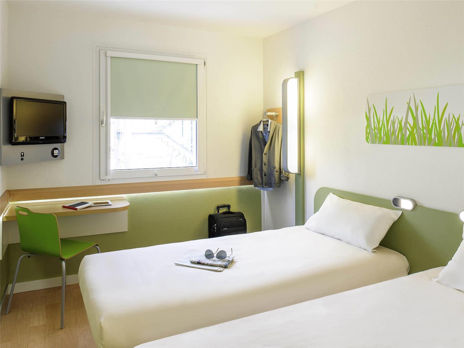 Chambre avec 2 lits