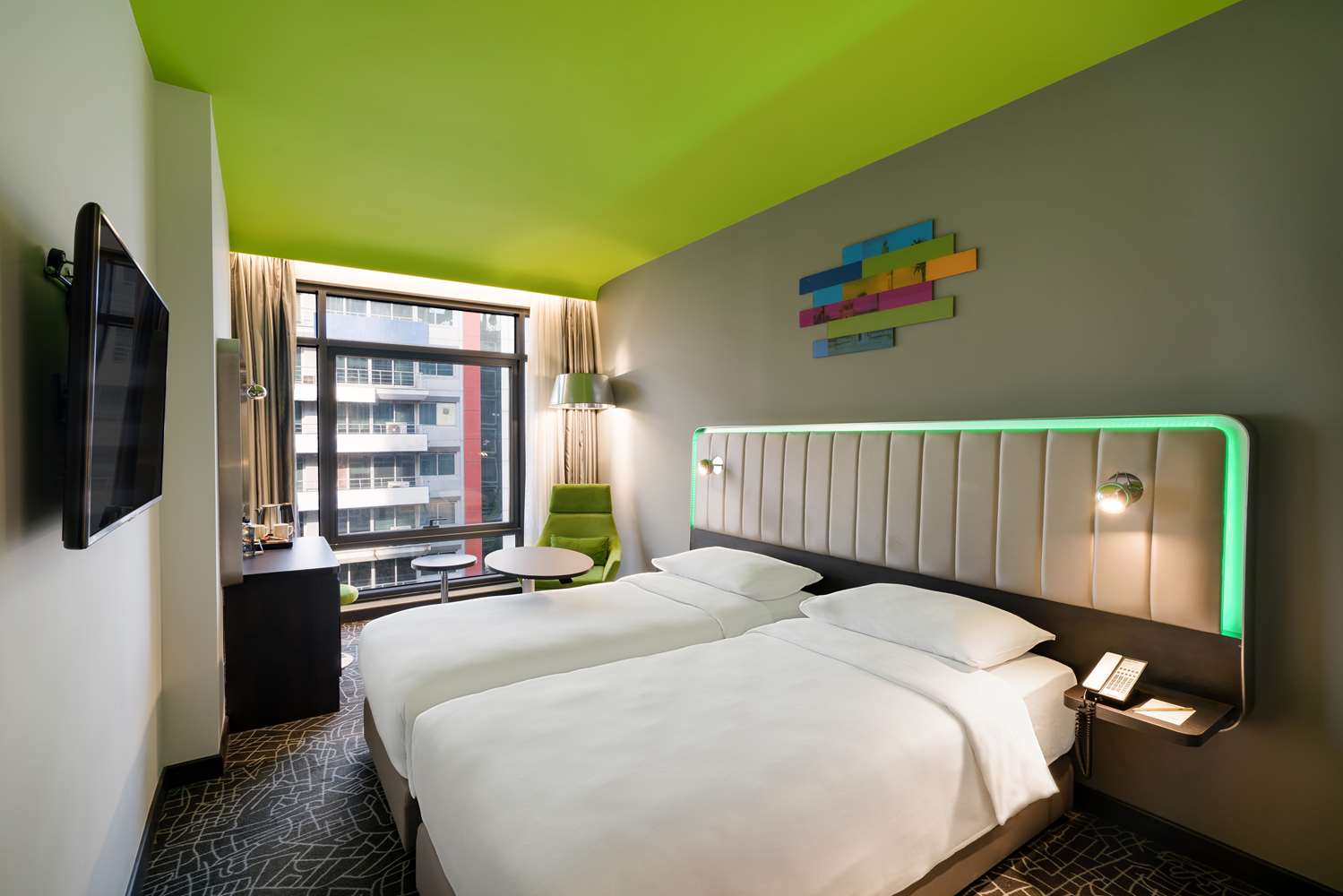 Supérieur(e) chambre avec vue sur la ville