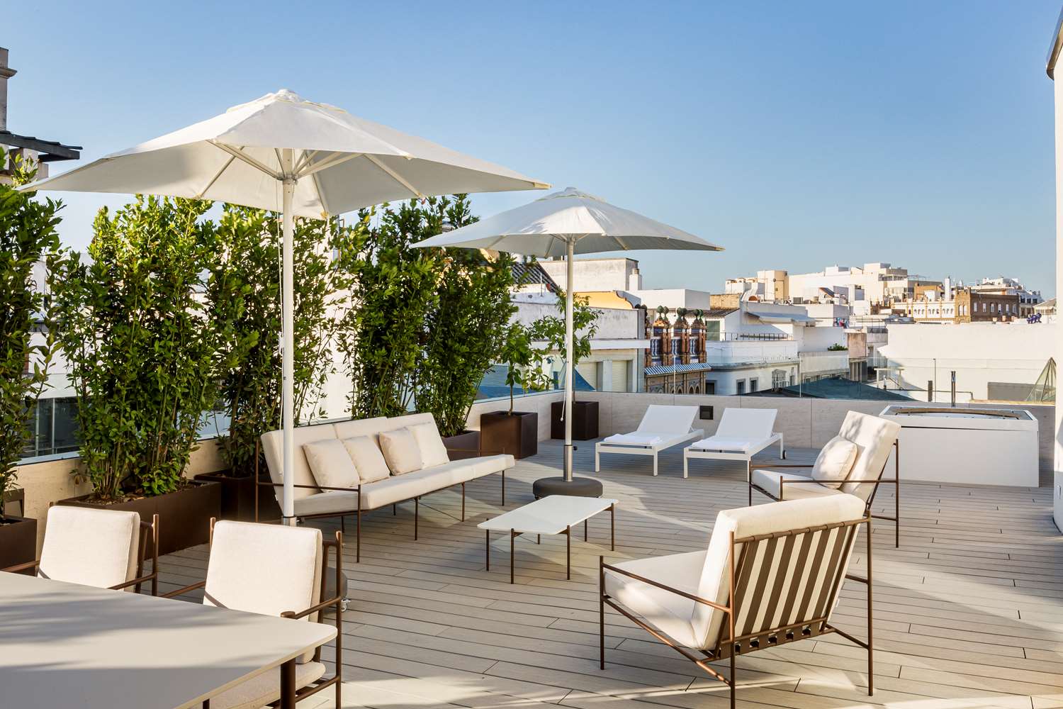 Presidential suite terrace & hot tub 