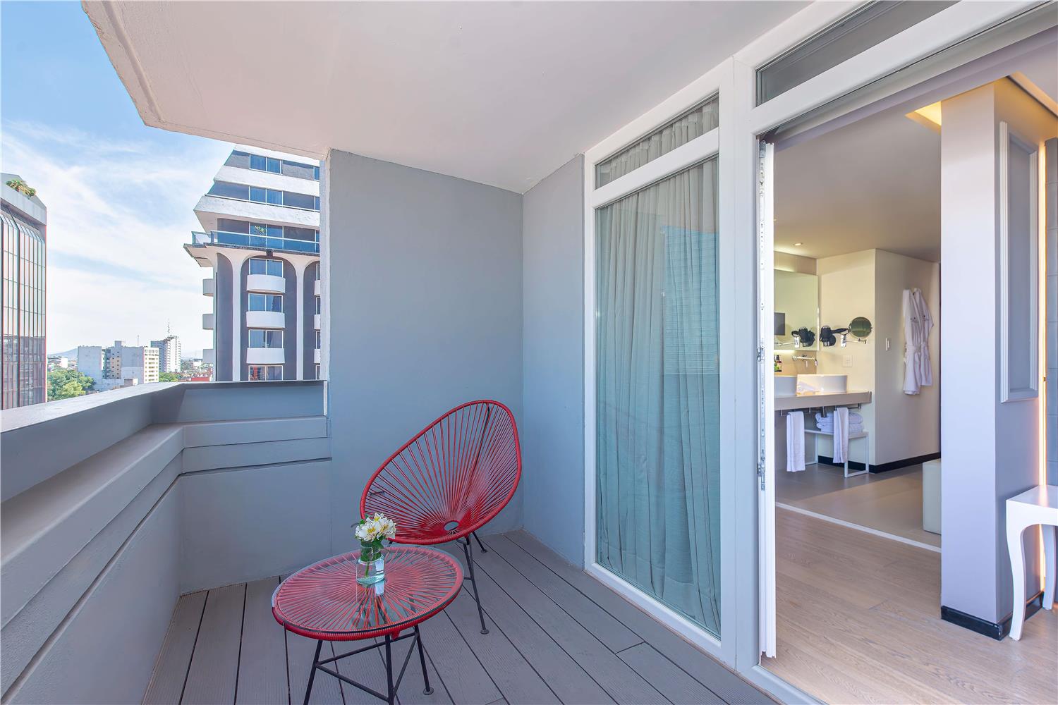 Suite mit sicht und terrasse