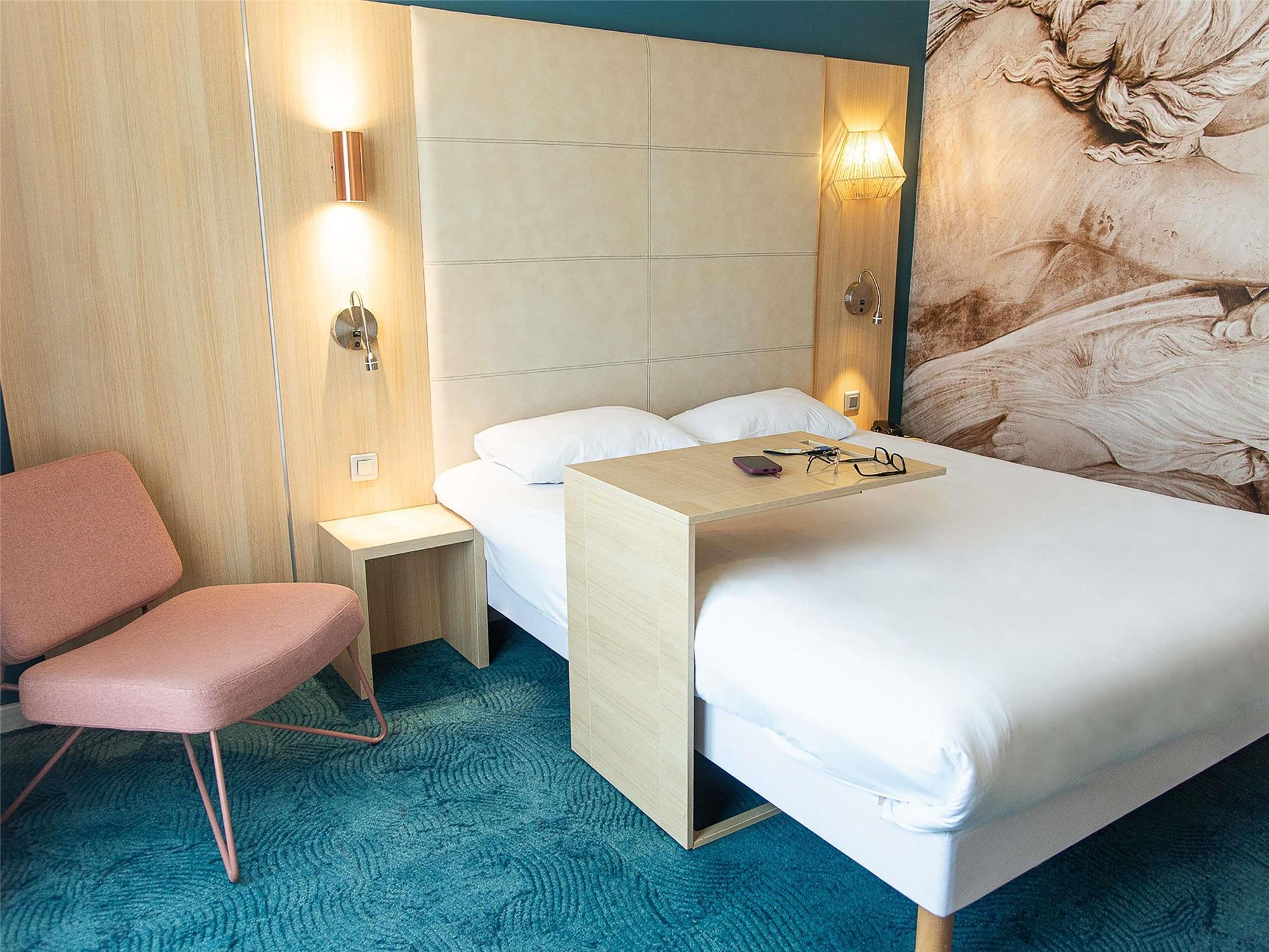 Chambre avec 2 lits, avec vue