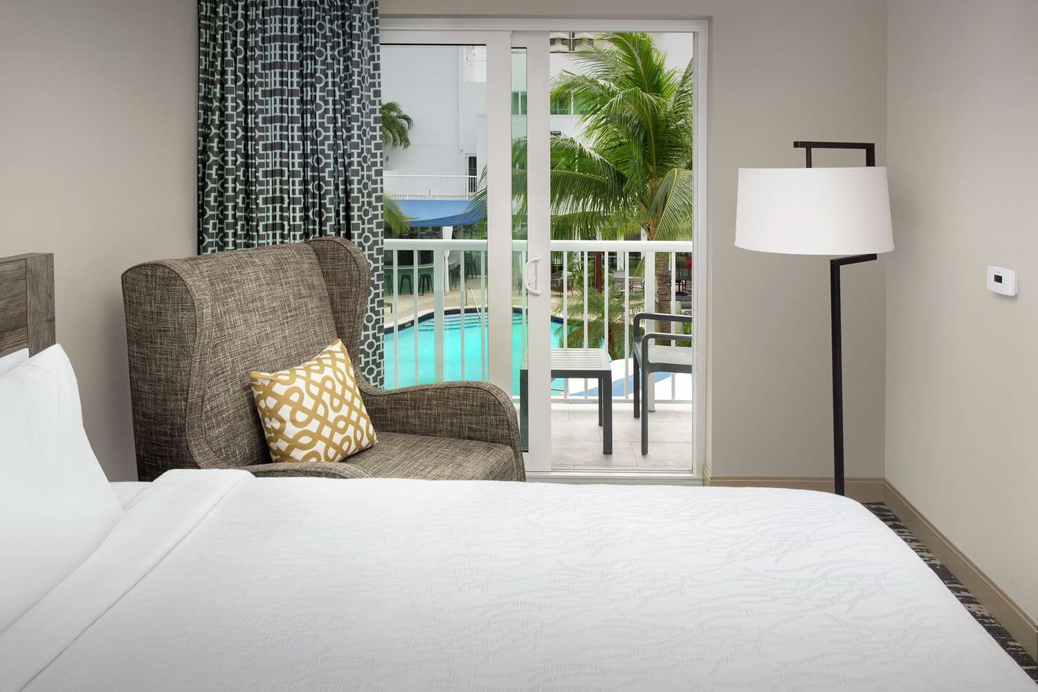 1 King Bed Pool View