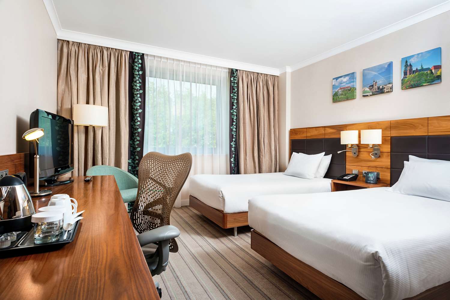 Chambre avec 2 lits