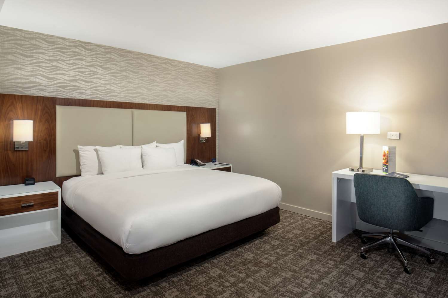 1 King Bed-Larger Room