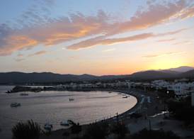 Next to Haraki beach , taverns bars & 10 to Lindos 5