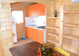 Wooden Chalet with Terrace near Sea 4