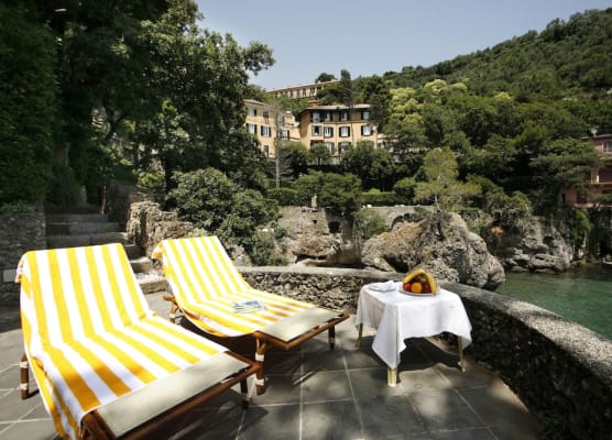Portofino Deluxe Family Suite - balcony, sea view, private hotel beach 1