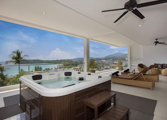 Ocean View Jacuzzi 3BR Kata Penthouse 1