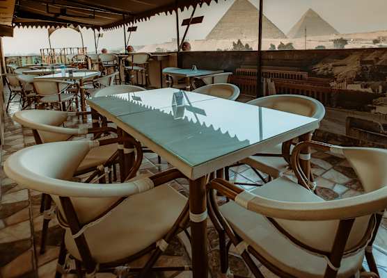 Turquoise Pyramids & Grand Egyptian Museum View 1