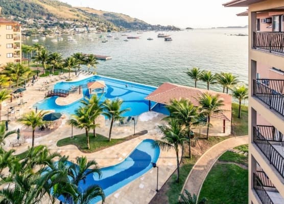 Angra dos Reis - Apartamentos com Vista para o mar OU para piscina Condomínio Porto Bali 1