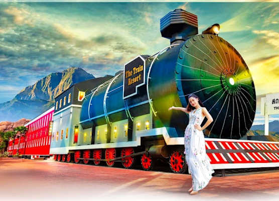 The Train Resort - Your Relaxing Resort with Large Pool & Jacuzzi 1