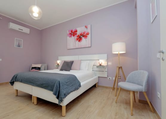 Elegant 3-Bed Apartment 10' Termini Wi-Fi AC 1