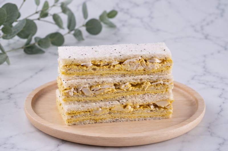 Sabor Pollo al curry y queso — sándwich de miga Olsen
