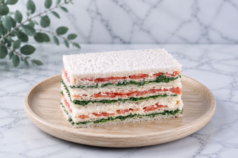 Sabor Rúcula, tomate y parmesano - Vegetal — sándwich de miga Olsen