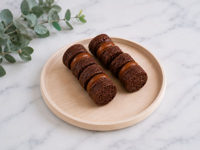Sabor Alfajor de brownie — sándwich de miga Olsen