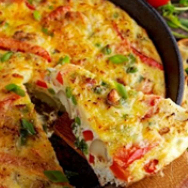 Pintxo Pitillas (1ud) Tortilla de Patata rellena con Verduras y Jamón Serrano