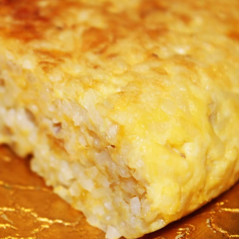 Pintxo Cascante (1ud)  Atún, Cebolla, Huevo Rallado , Mayonesa Suave y Queso