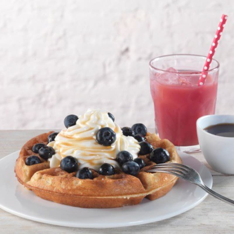 Gofre con Nata y Chocolate (1ud)