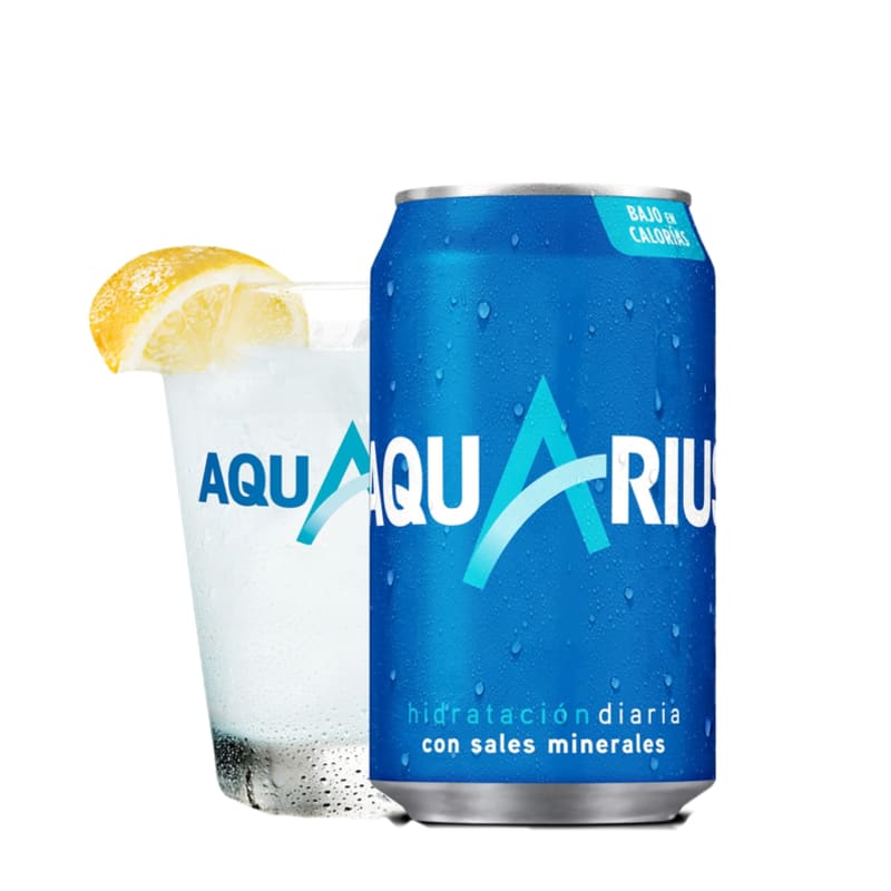 Aquarius Limón lata 330ml.
