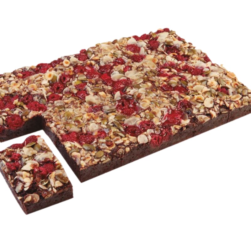 Brownie sin gluten con Frambuesa 1 UD