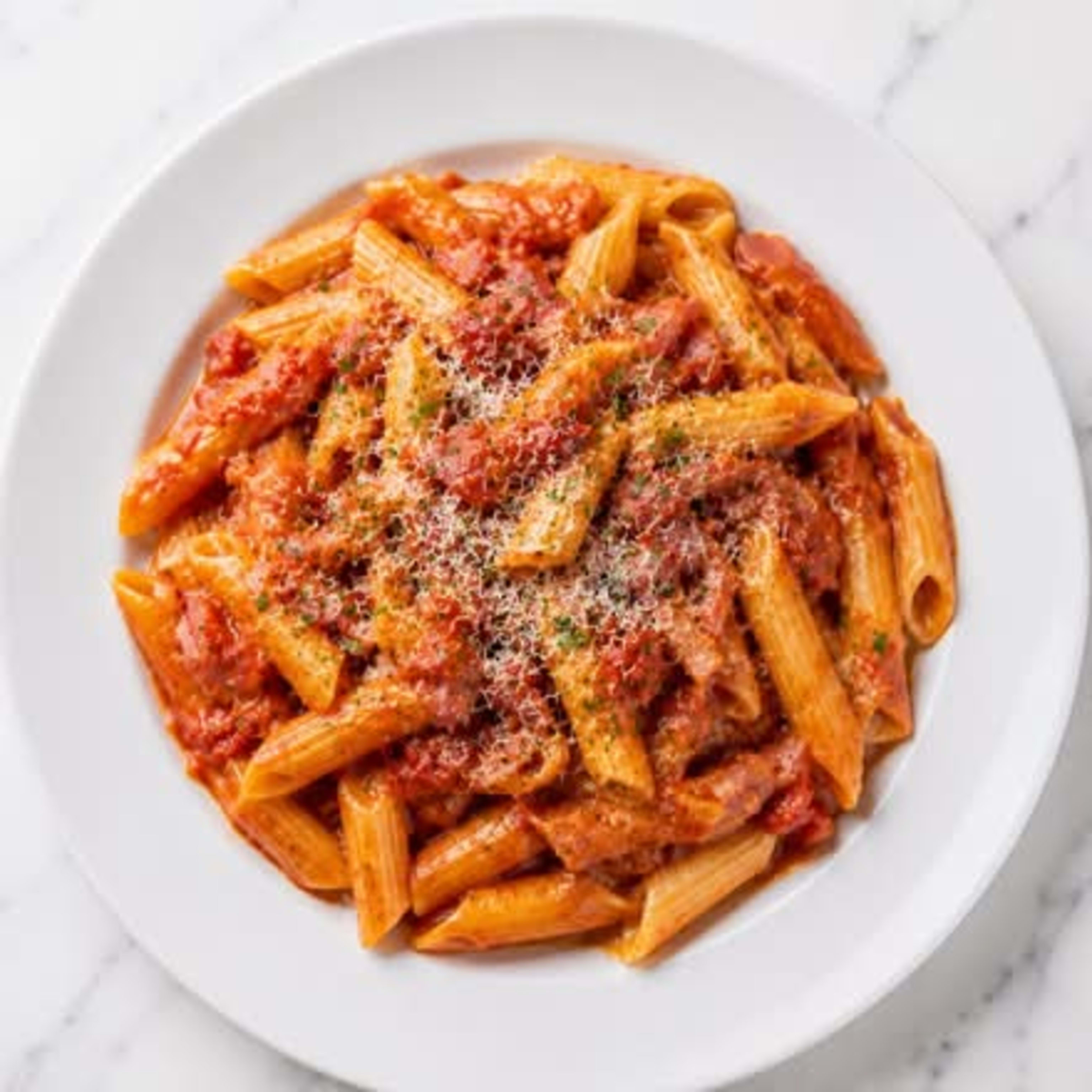 Pennette Amatriciana + BEBIDA