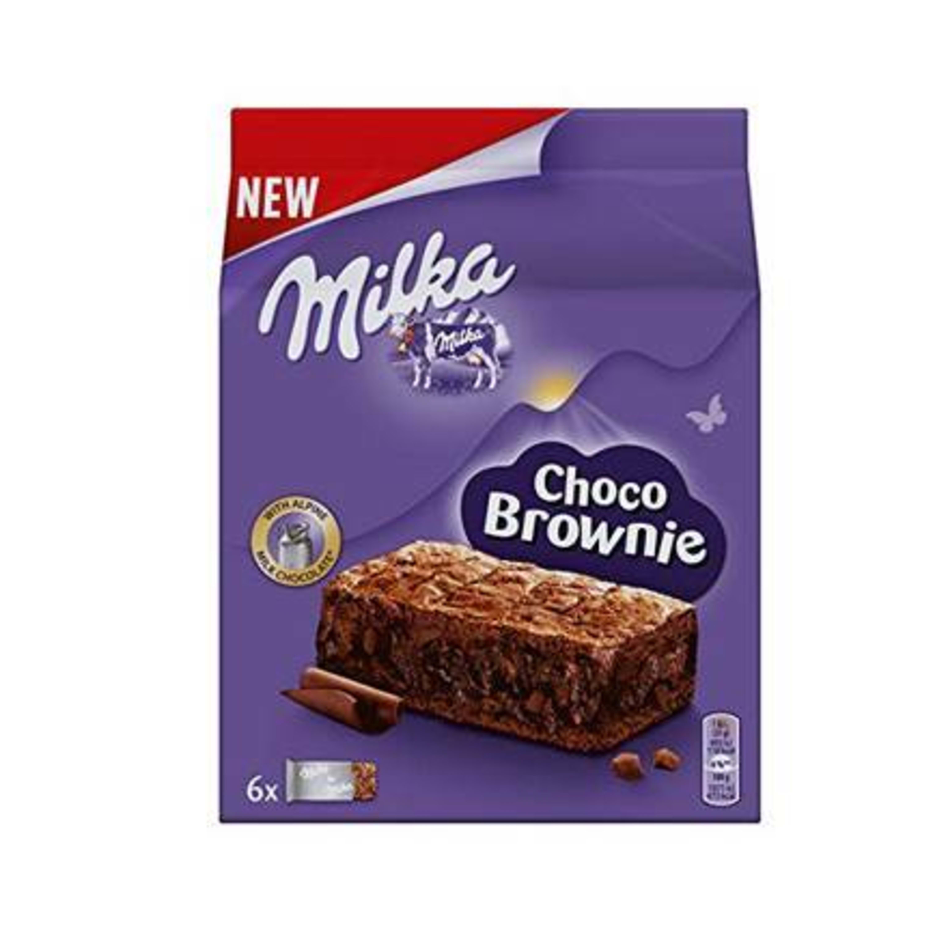 BROWNIE CHOCO MILKA X6 UNITS