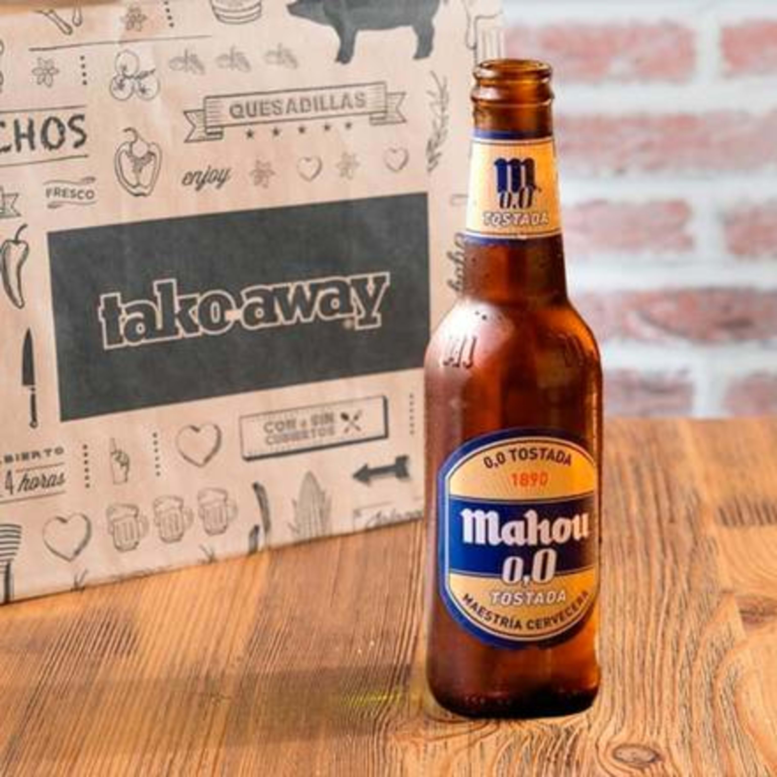 Tercio Mahou 0,0 Tostada 33cl.
