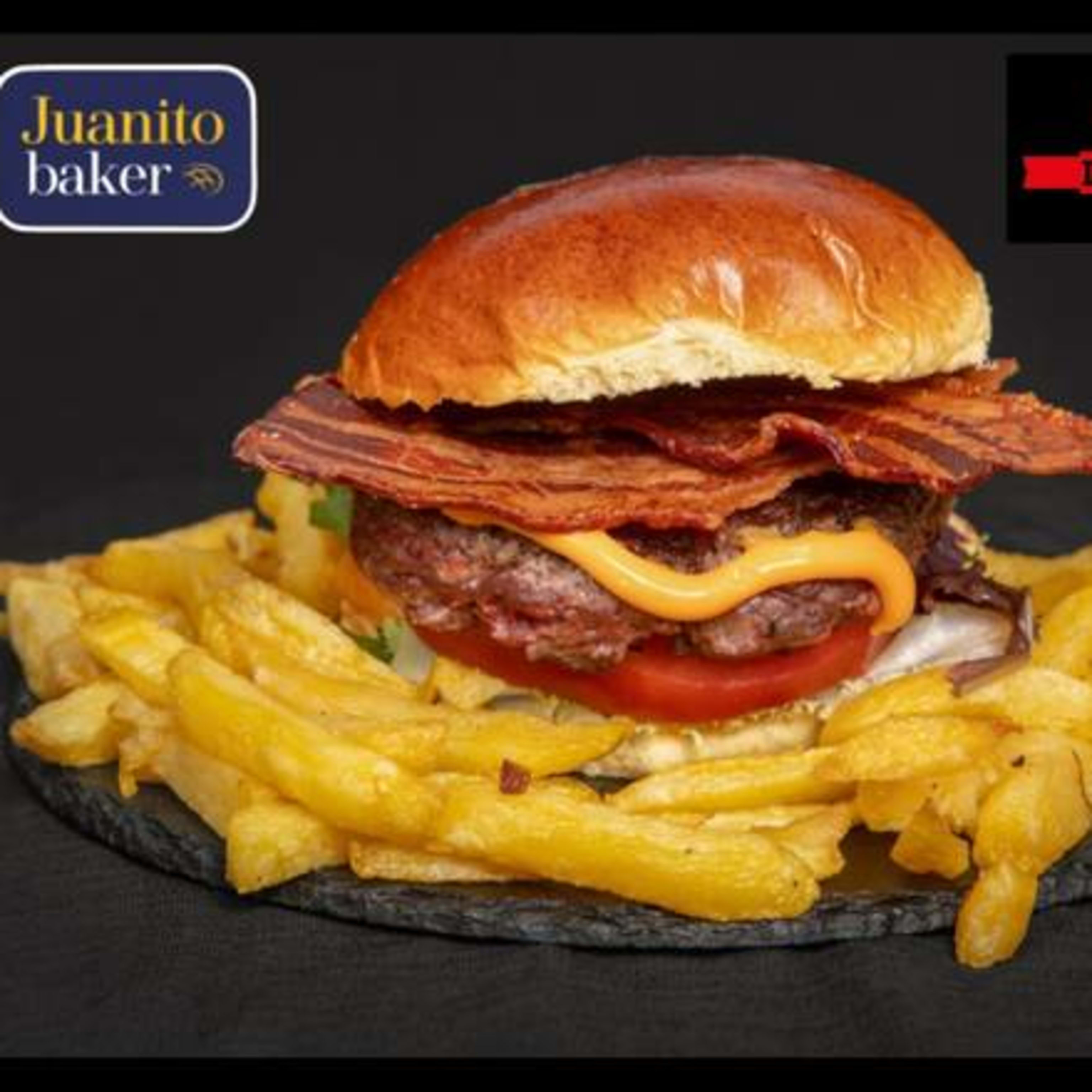 Hamburguesa Lixto y PATATAS