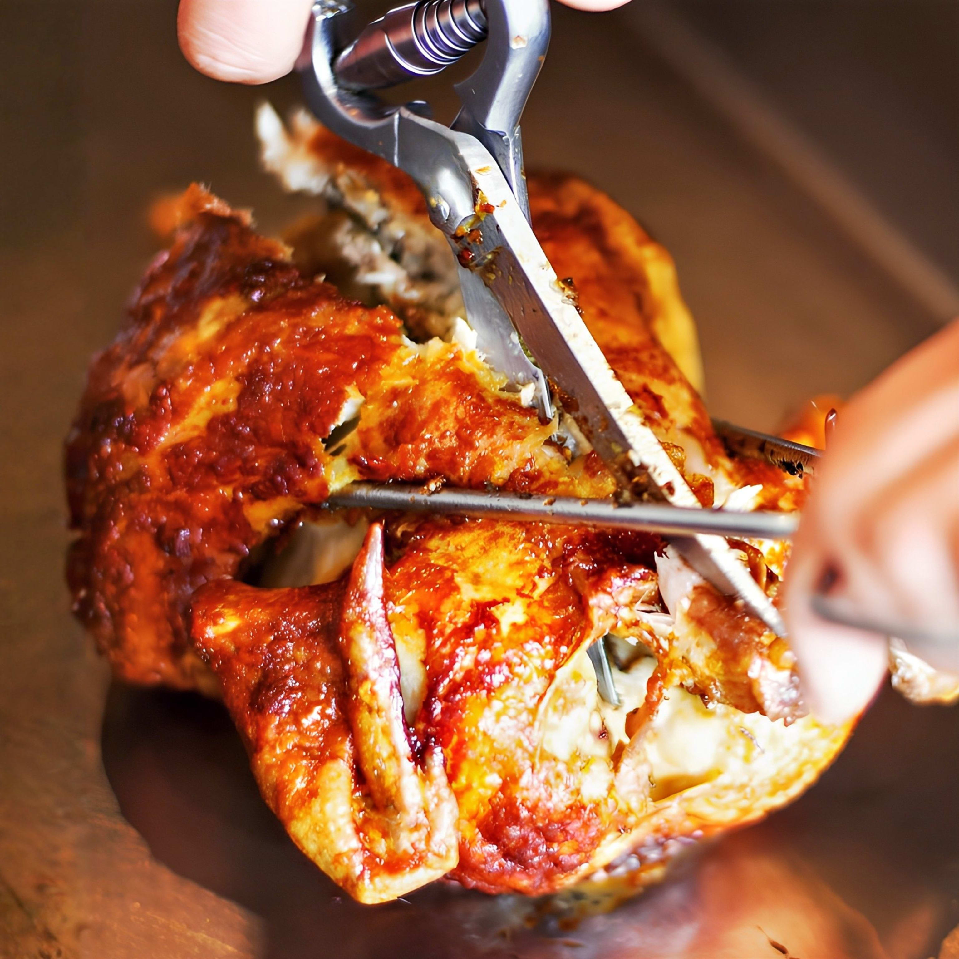 Roast chicken with fine herbs