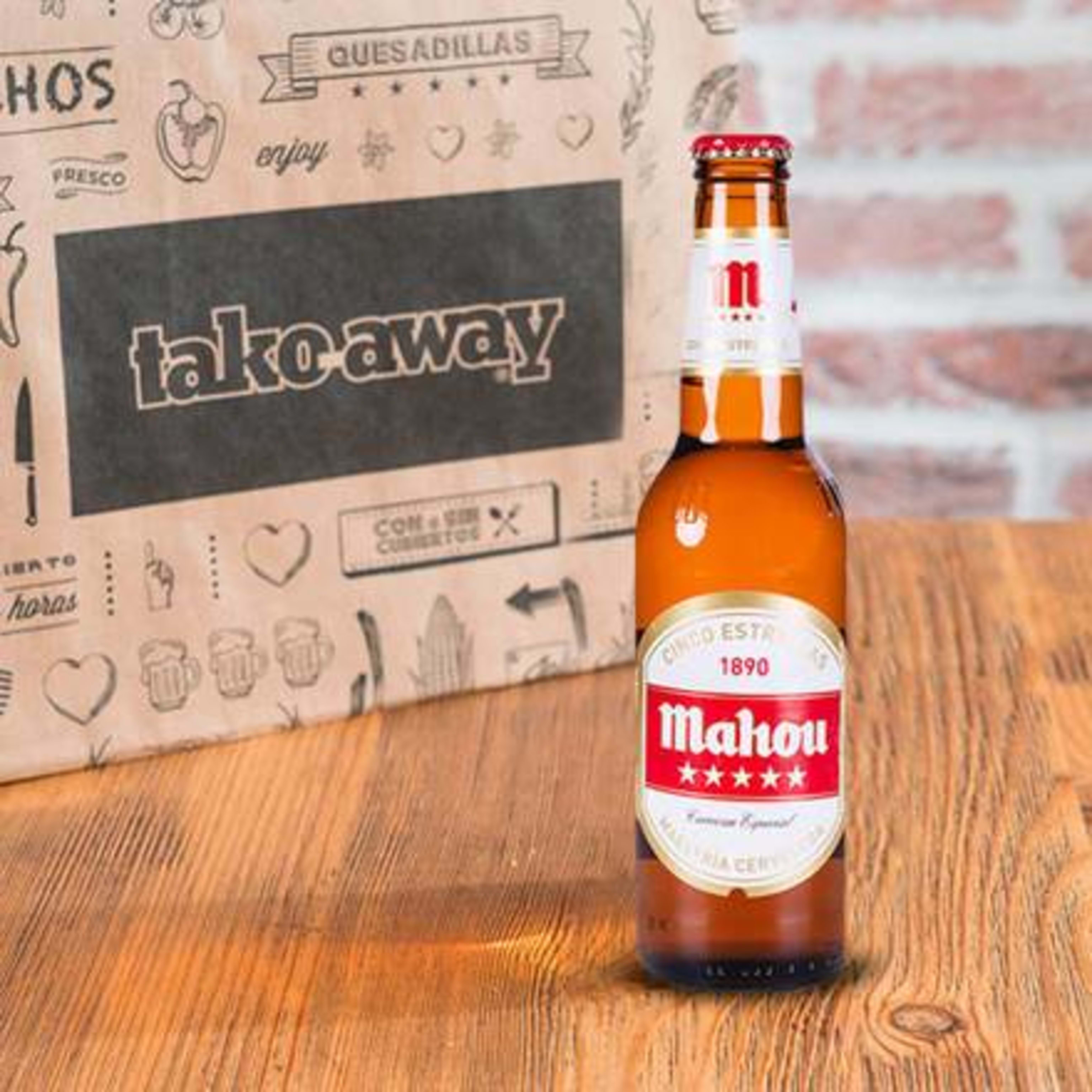 Tercio Cerveza Mahou 33cl.