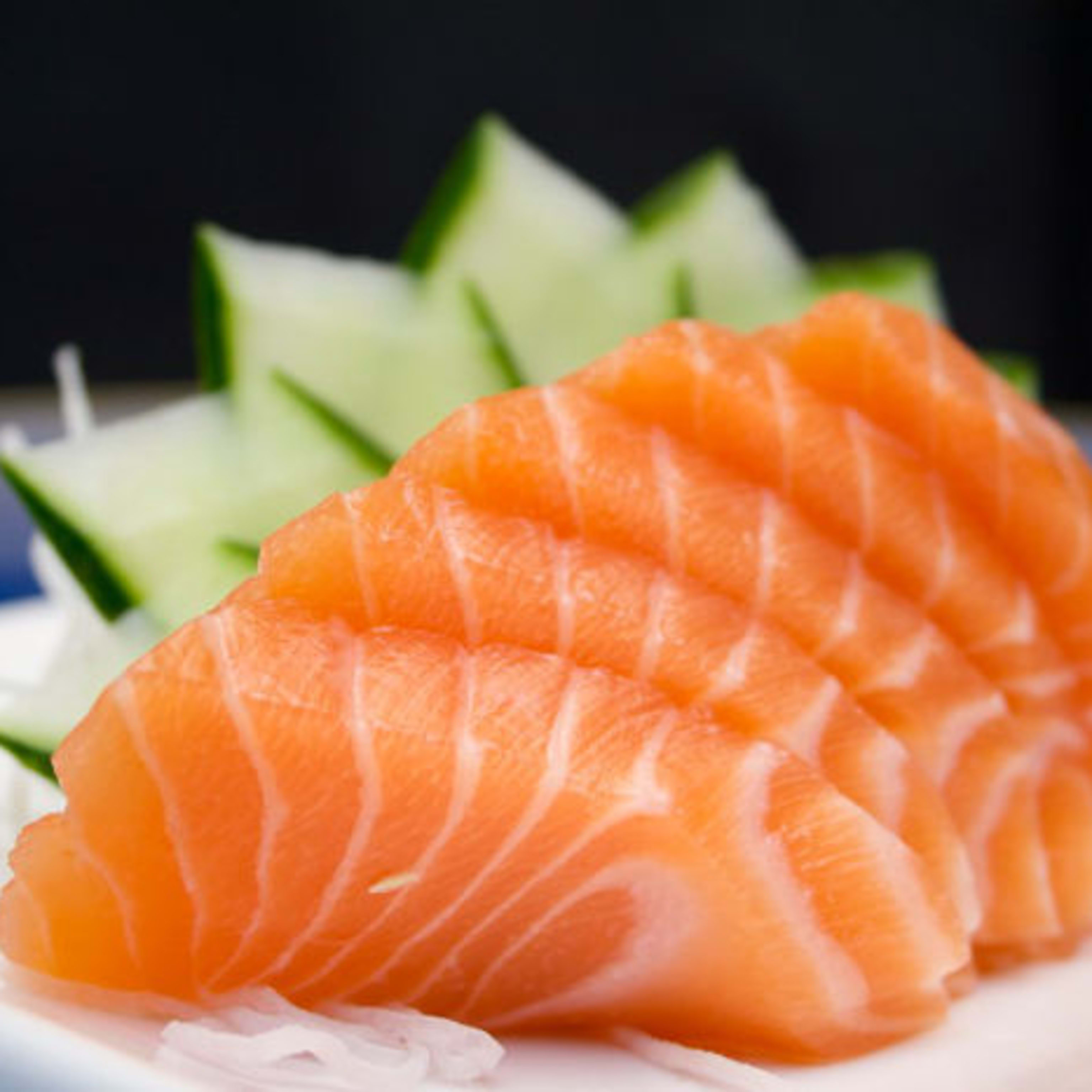 Sashimi de salmón