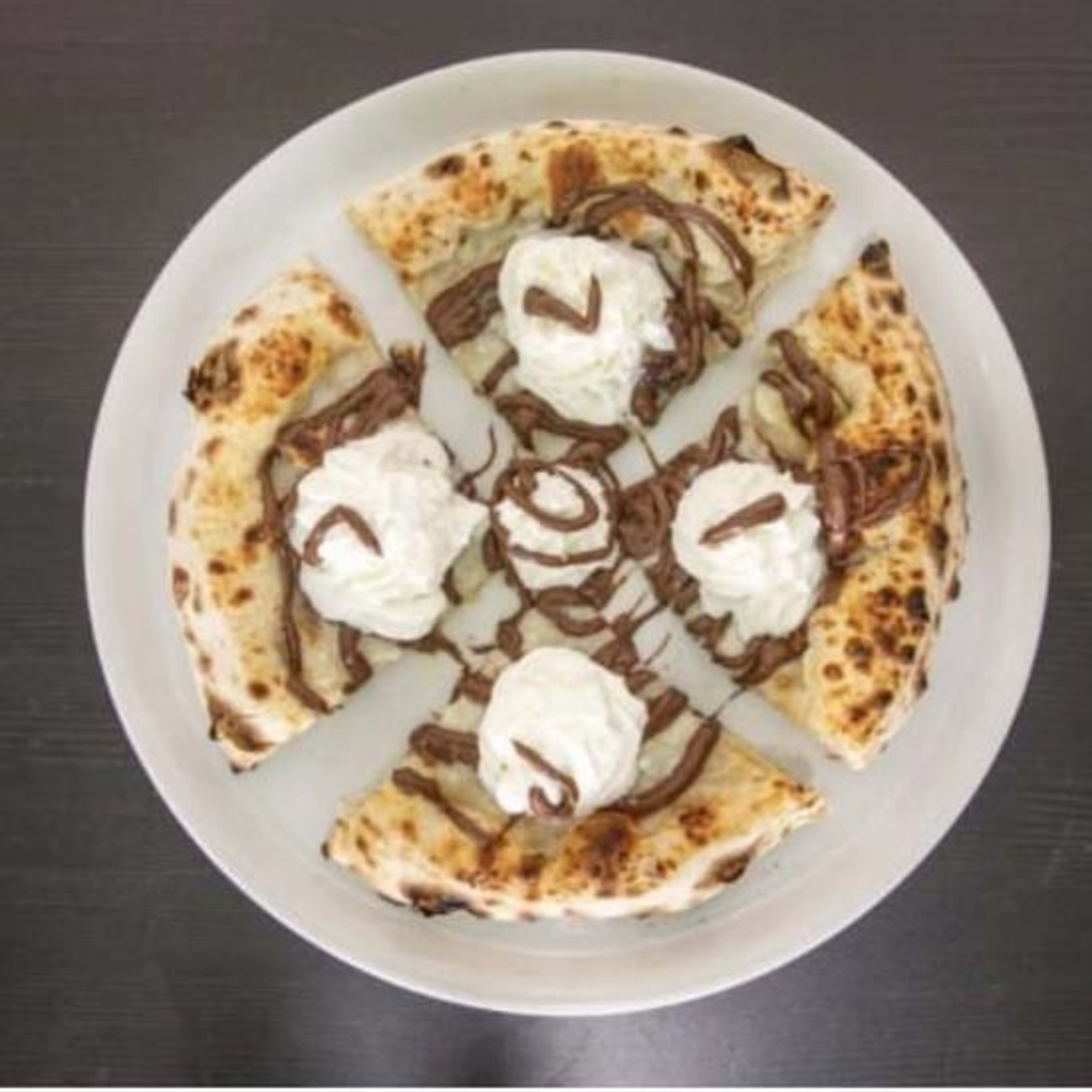 PIZZA POSTRE NUTELLA  26CM