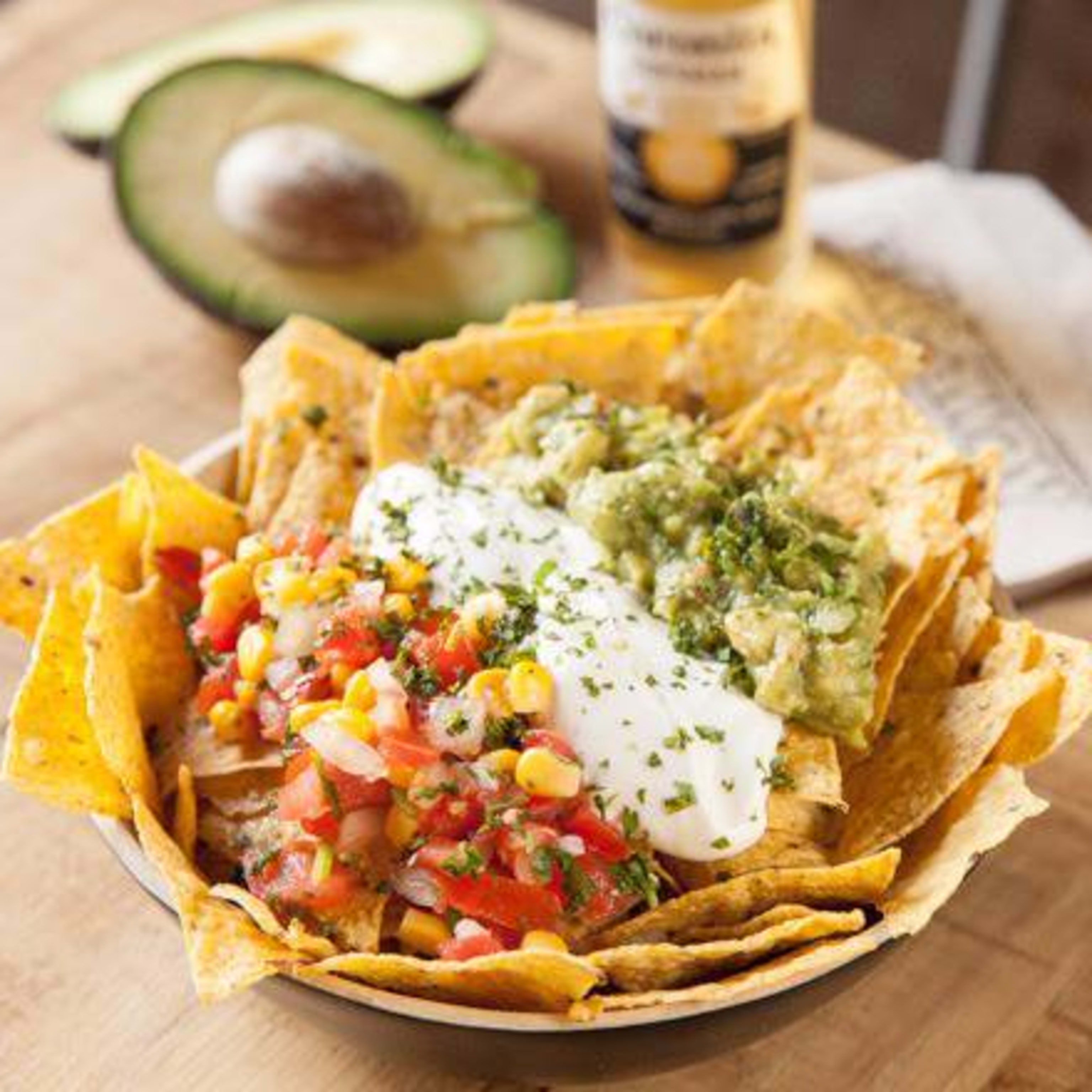 Nachos Tricolor.