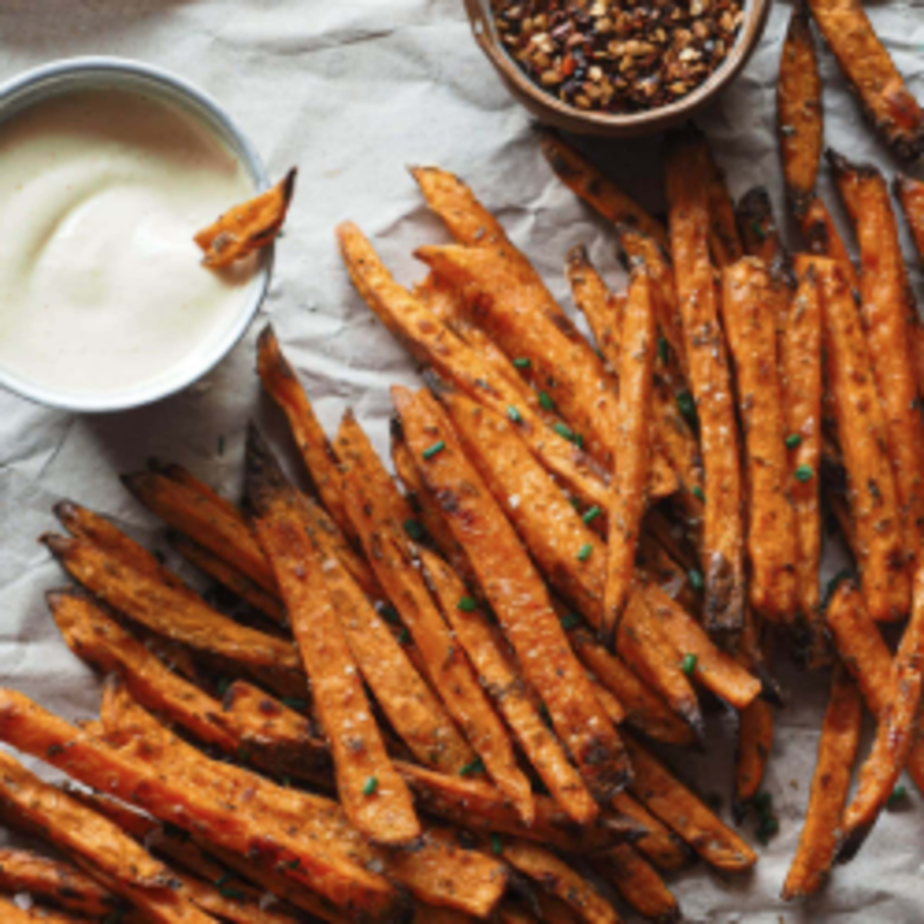 Boniato fries especial
