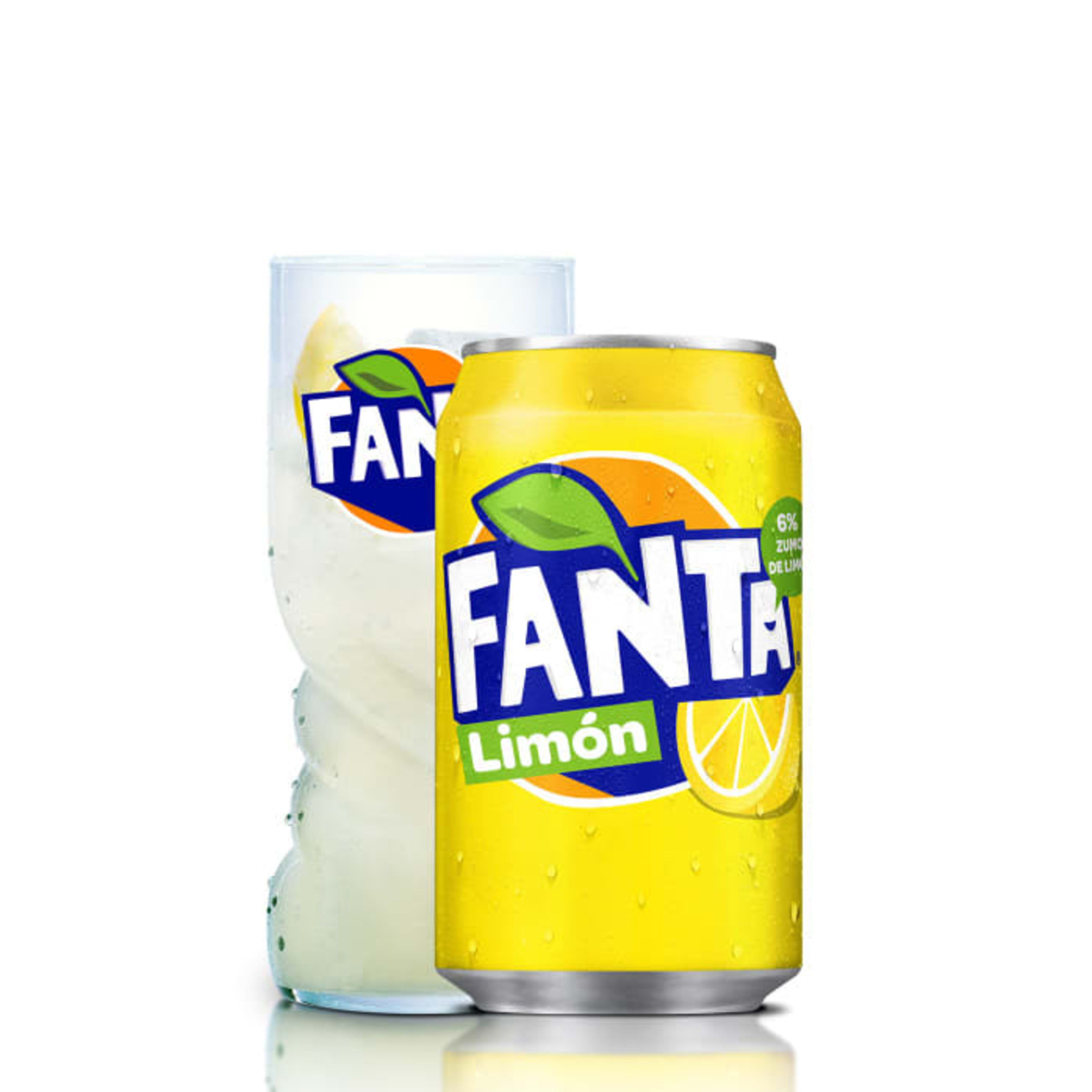 Fanta Limón lata 330ml.