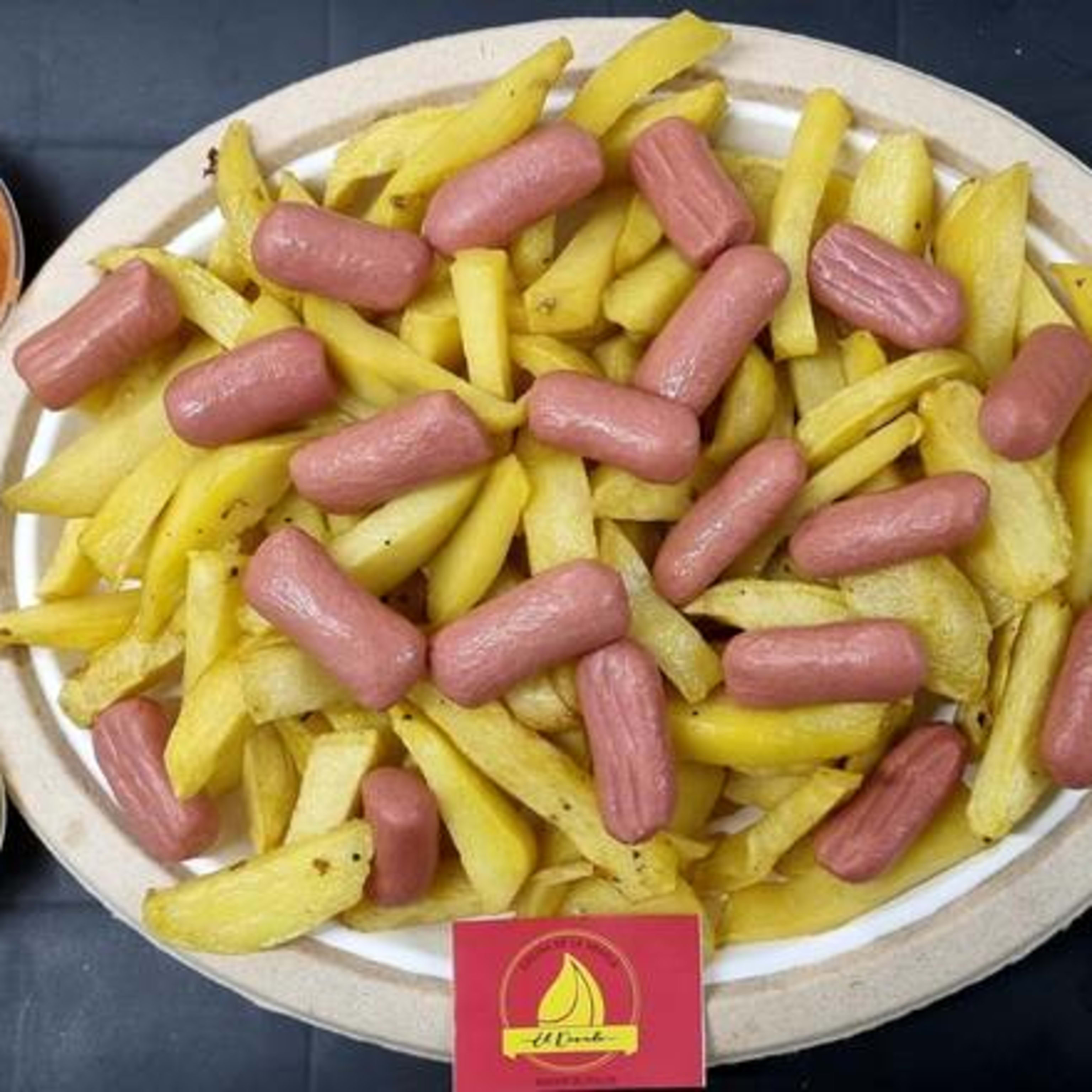 Salchipapas 4 salsas