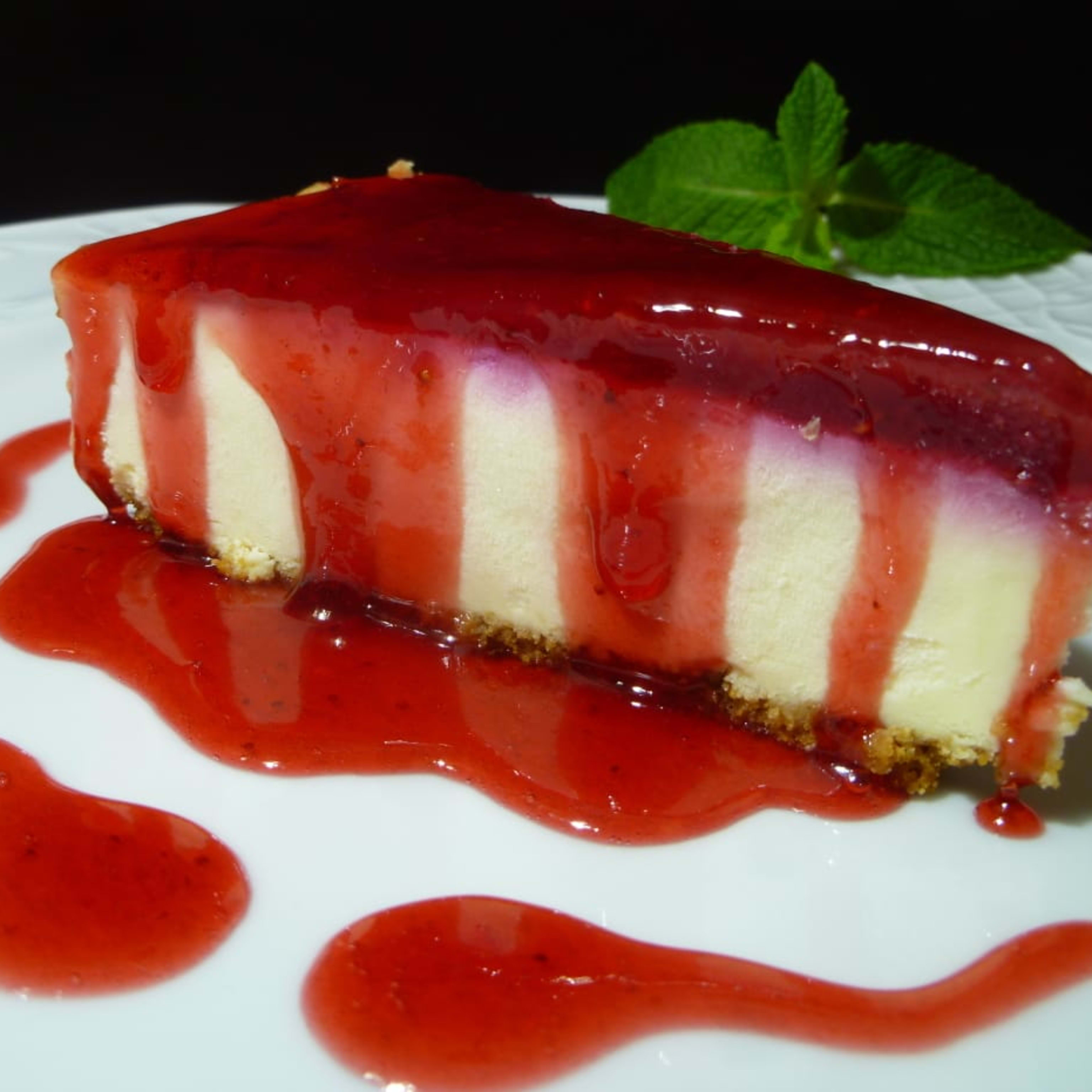 Tarta de Cheesecake de Frambuesas