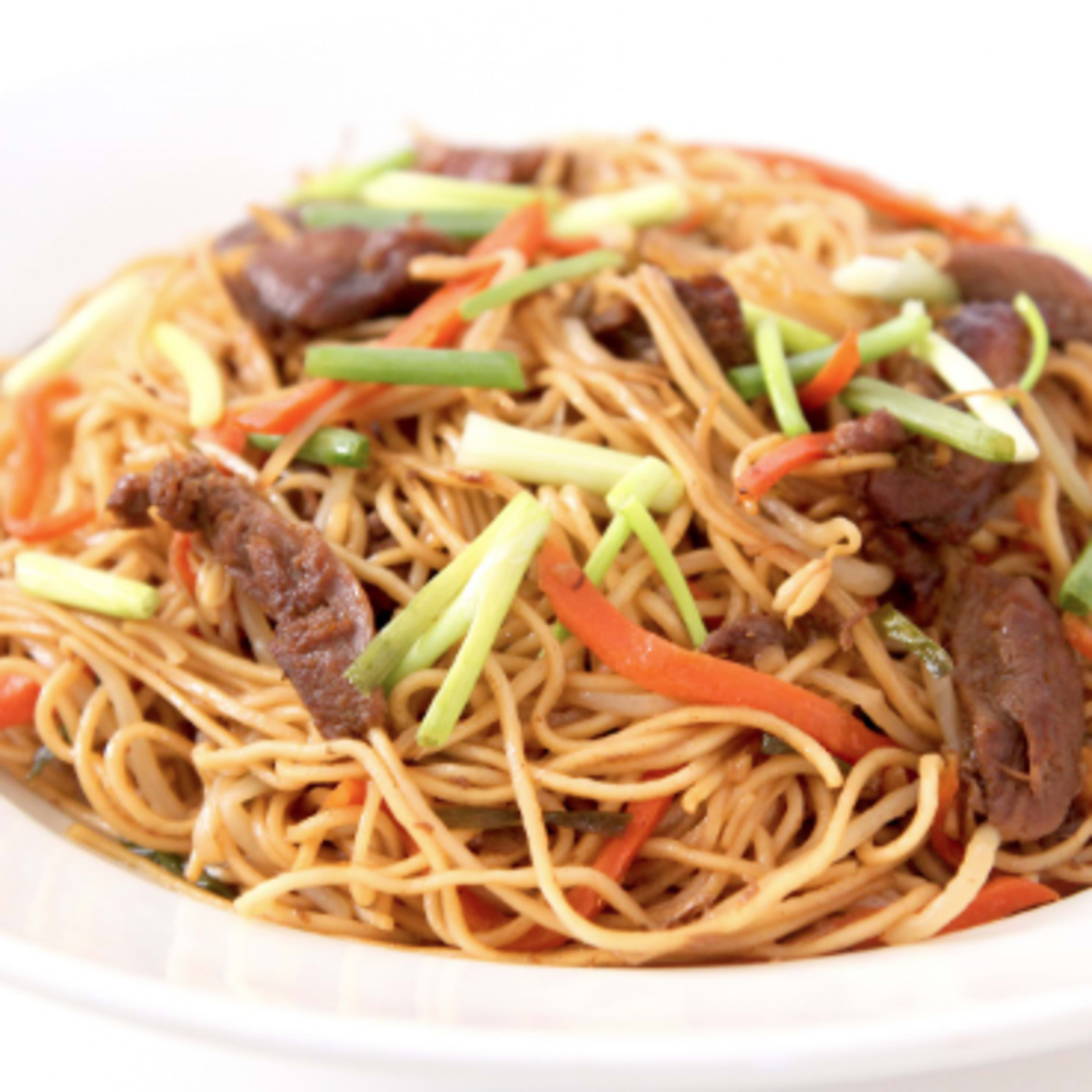 Fideos Pato en llamas